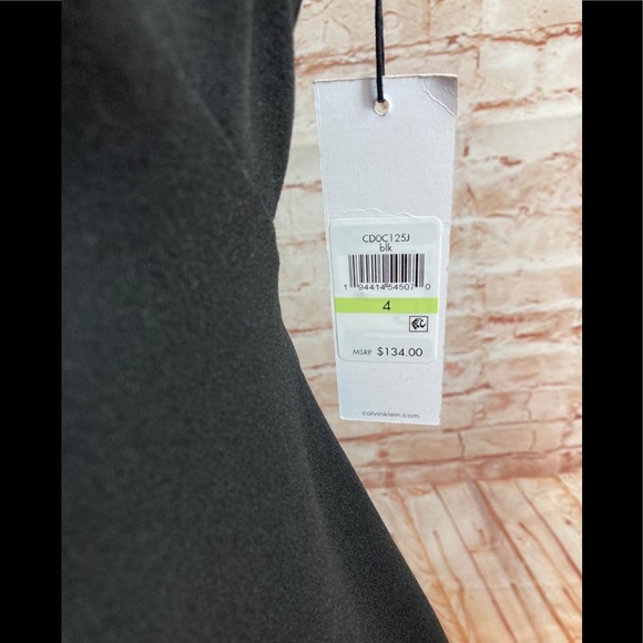 Calvin Klein Ruffle Sleeve Sheath Dress - Picture 3 of 5